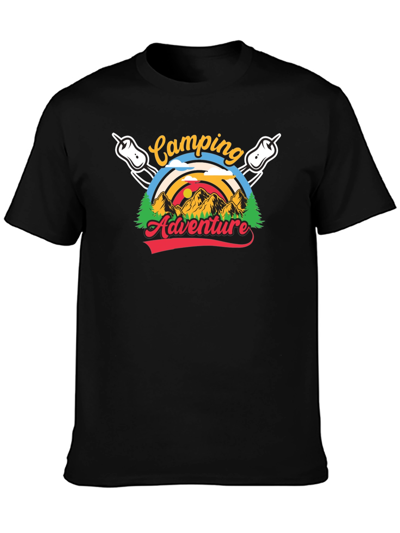 Camping Adventure Graphic T-Shirt