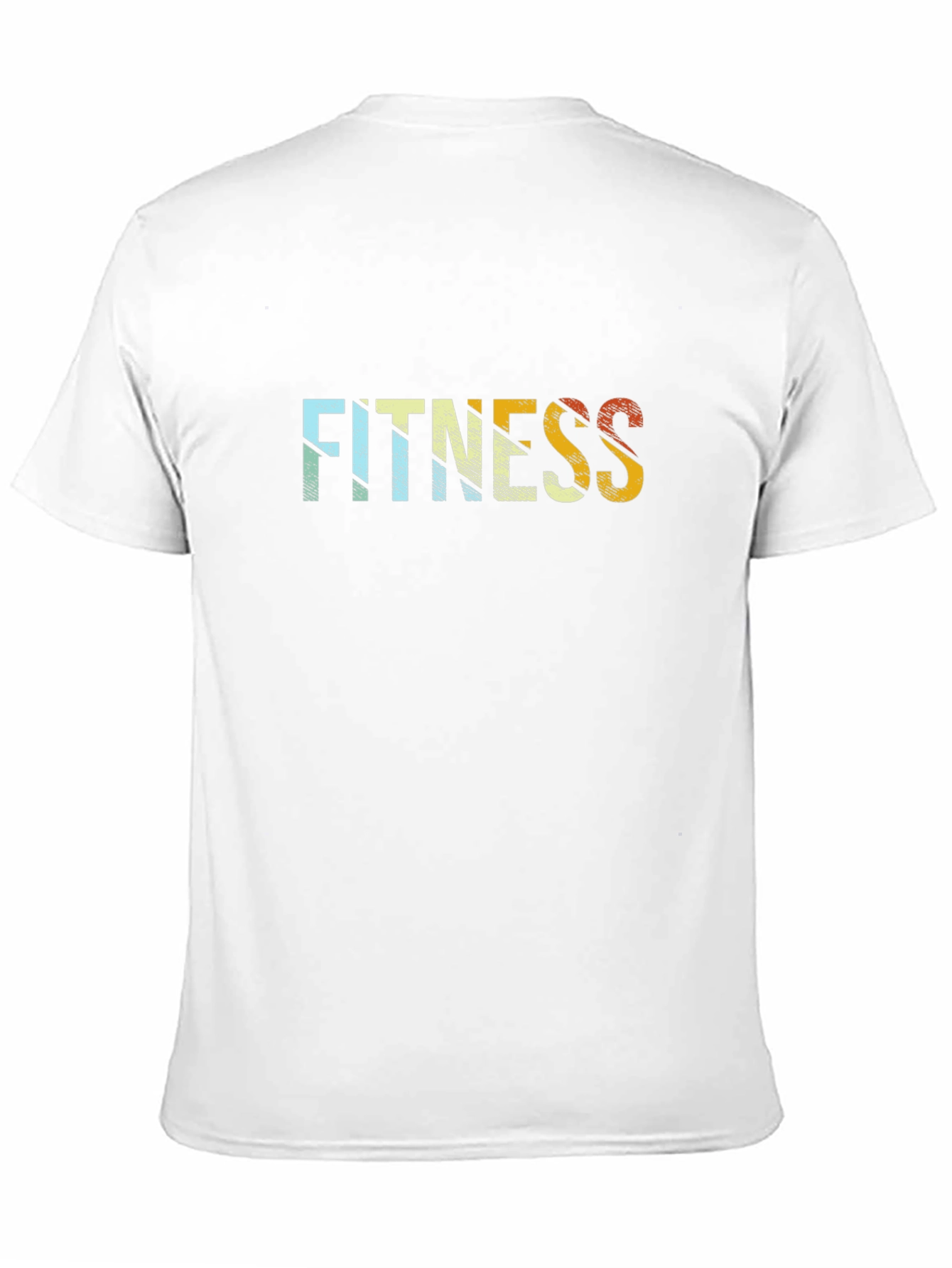 Retro Fitness Graphic Tee - Black Cotton Blend