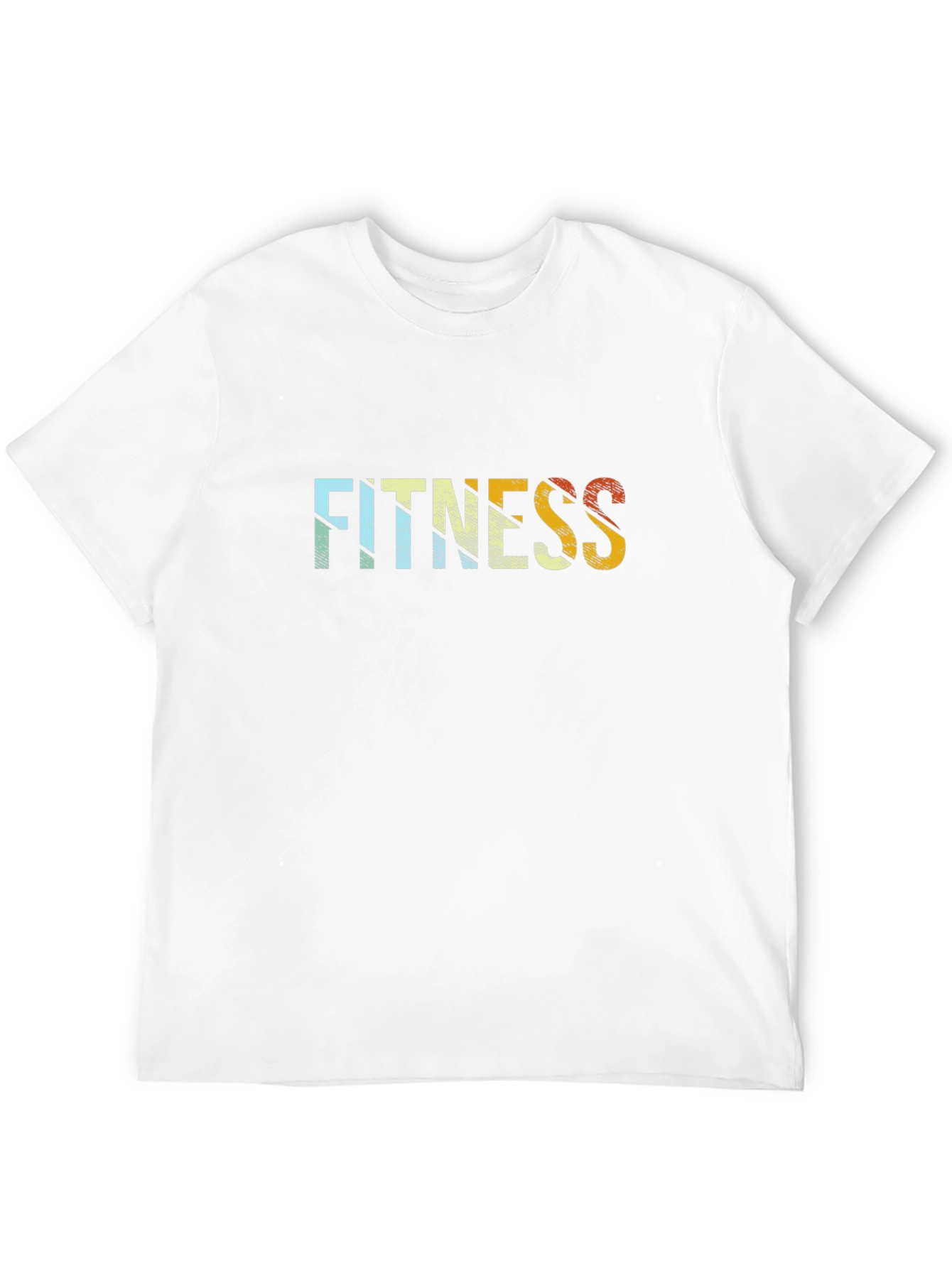 Retro Fitness Graphic Tee - Black Cotton Blend
