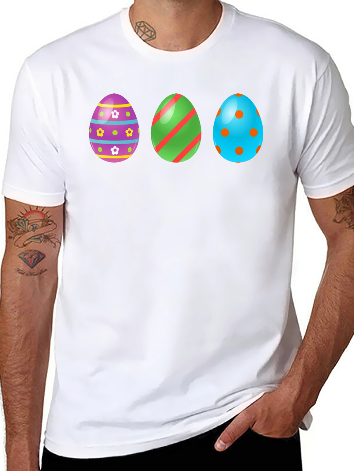 Easter Egg Pattern T-Shirt