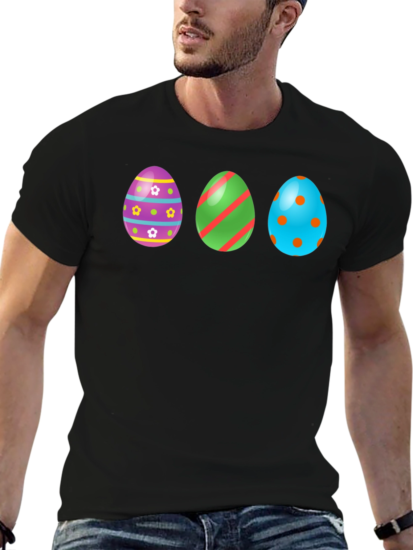 Easter Egg Pattern T-Shirt
