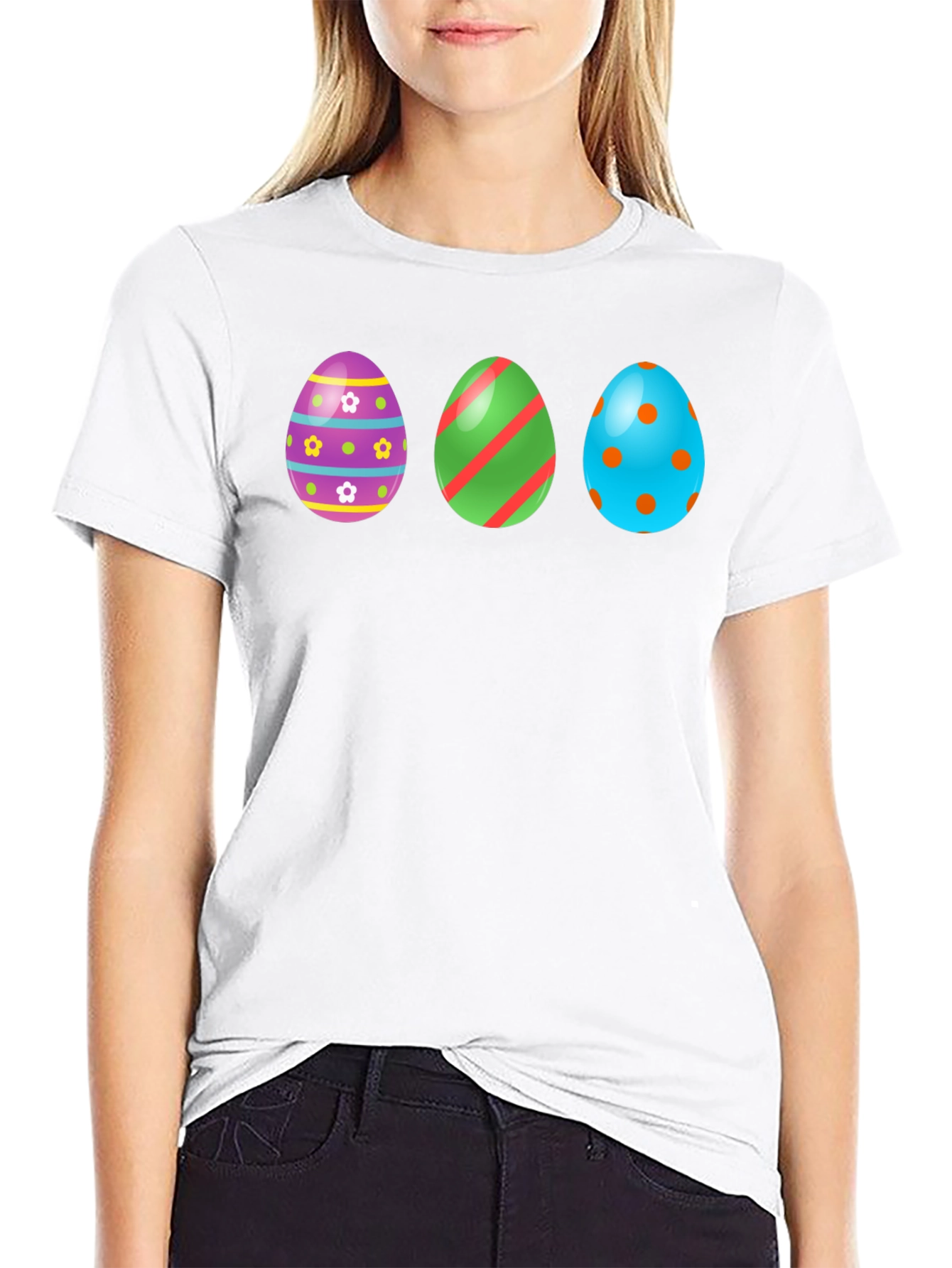 Easter Egg Pattern T-Shirt