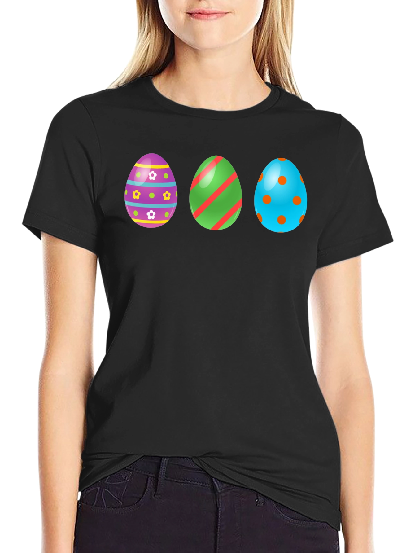 Easter Egg Pattern T-Shirt