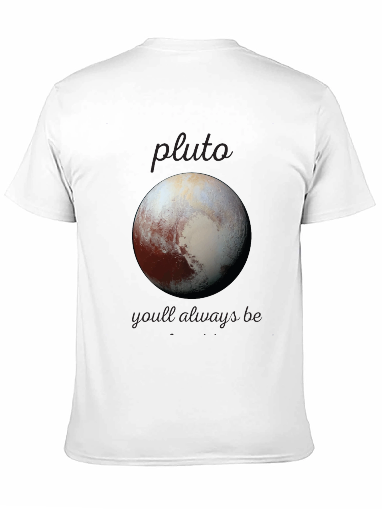 Pluto Planet Graphic Tee - Space Lover Shirt