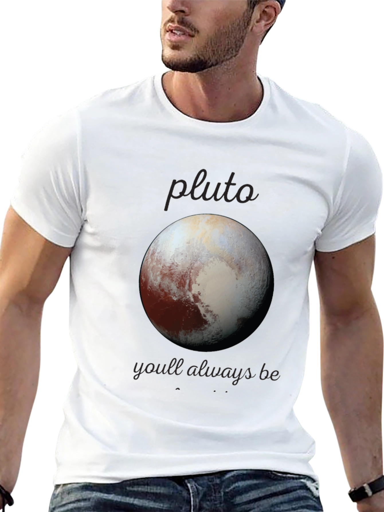 Pluto Planet Graphic Tee - Space Lover Shirt