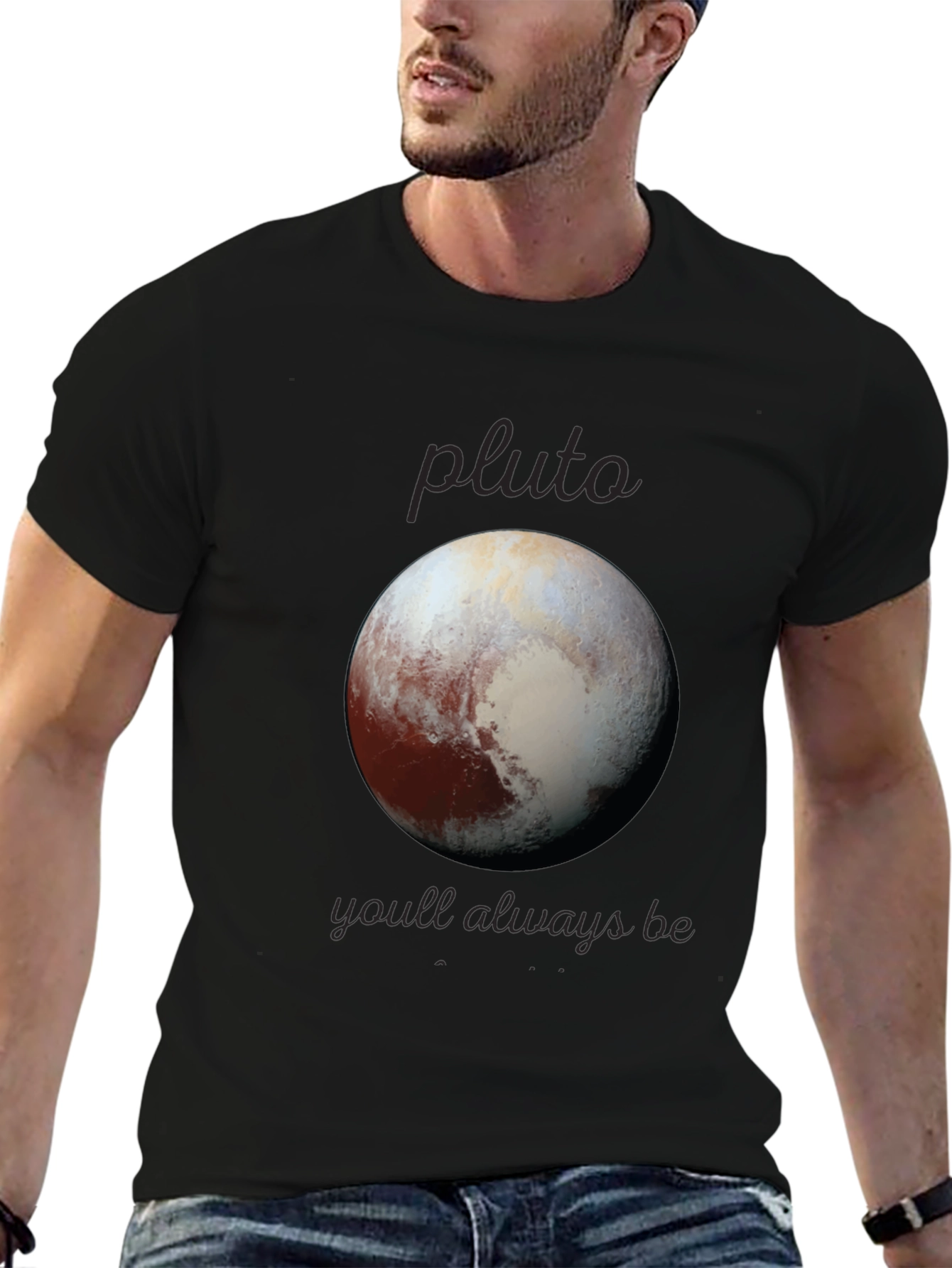 Pluto Planet Graphic Tee - Space Lover Shirt