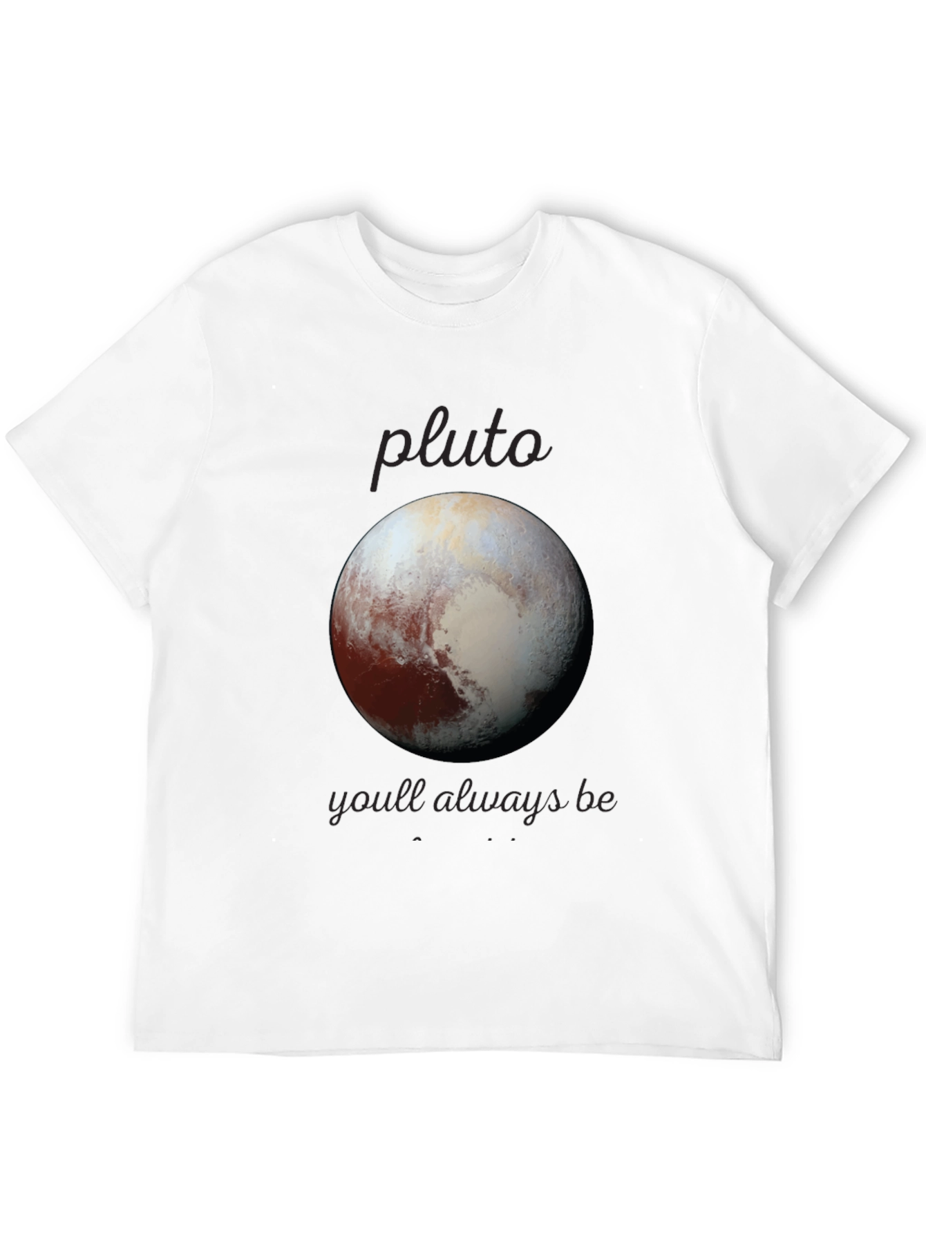 Pluto Planet Graphic Tee - Space Lover Shirt