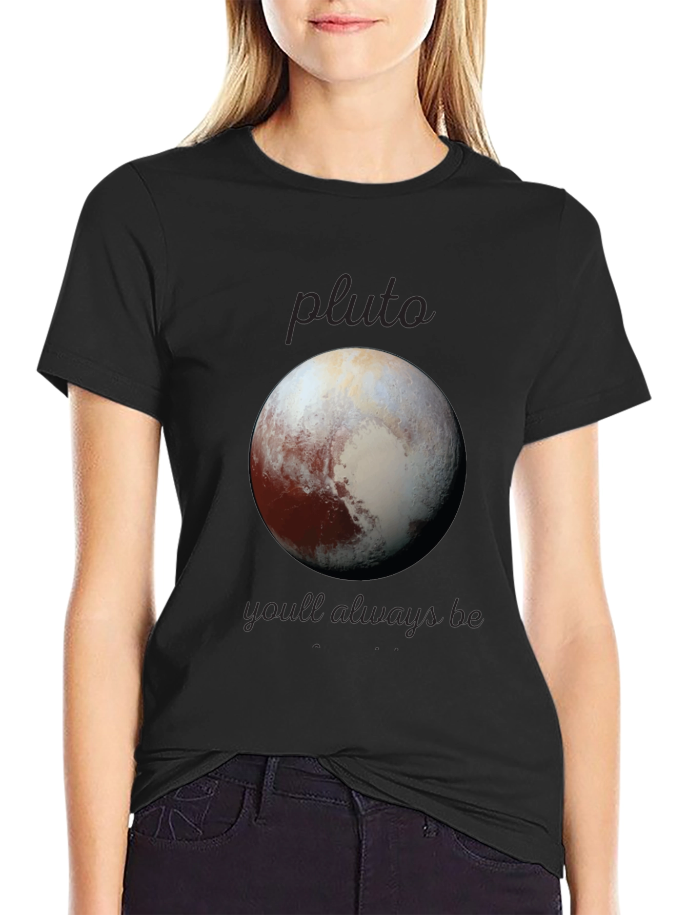 Pluto Planet Graphic Tee - Space Lover Shirt