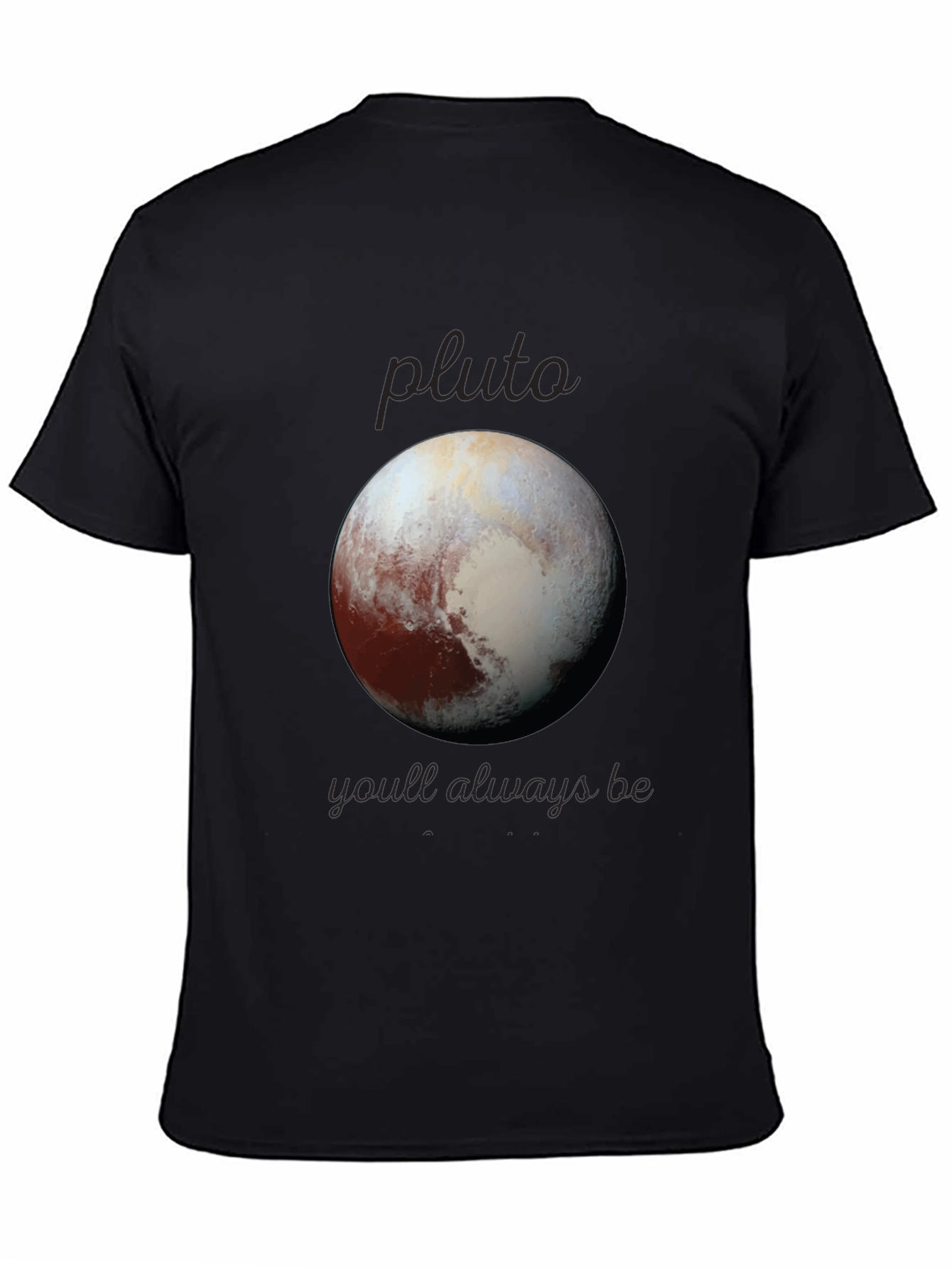 Pluto Planet Graphic Tee - Space Lover Shirt