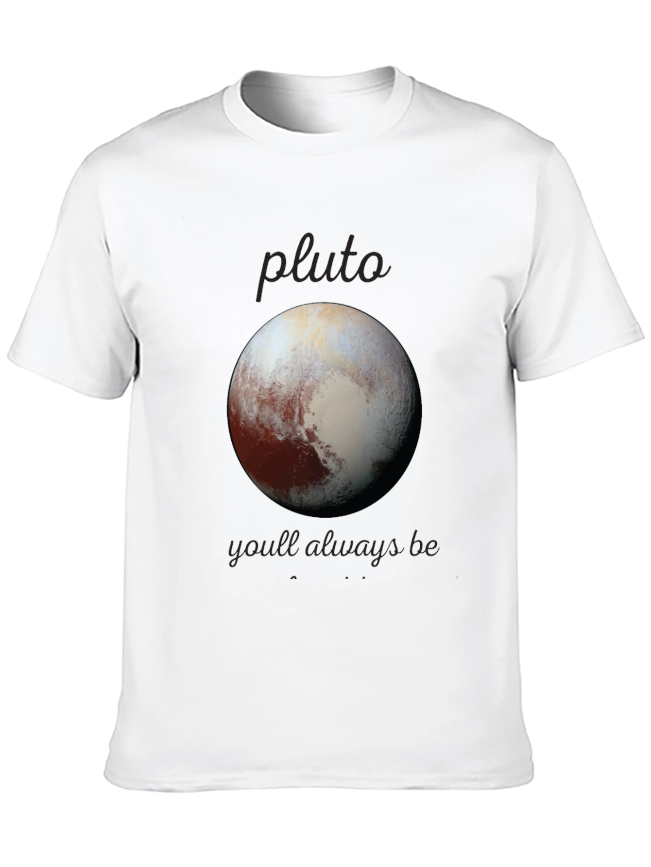 Pluto Planet Graphic Tee - Space Lover Shirt
