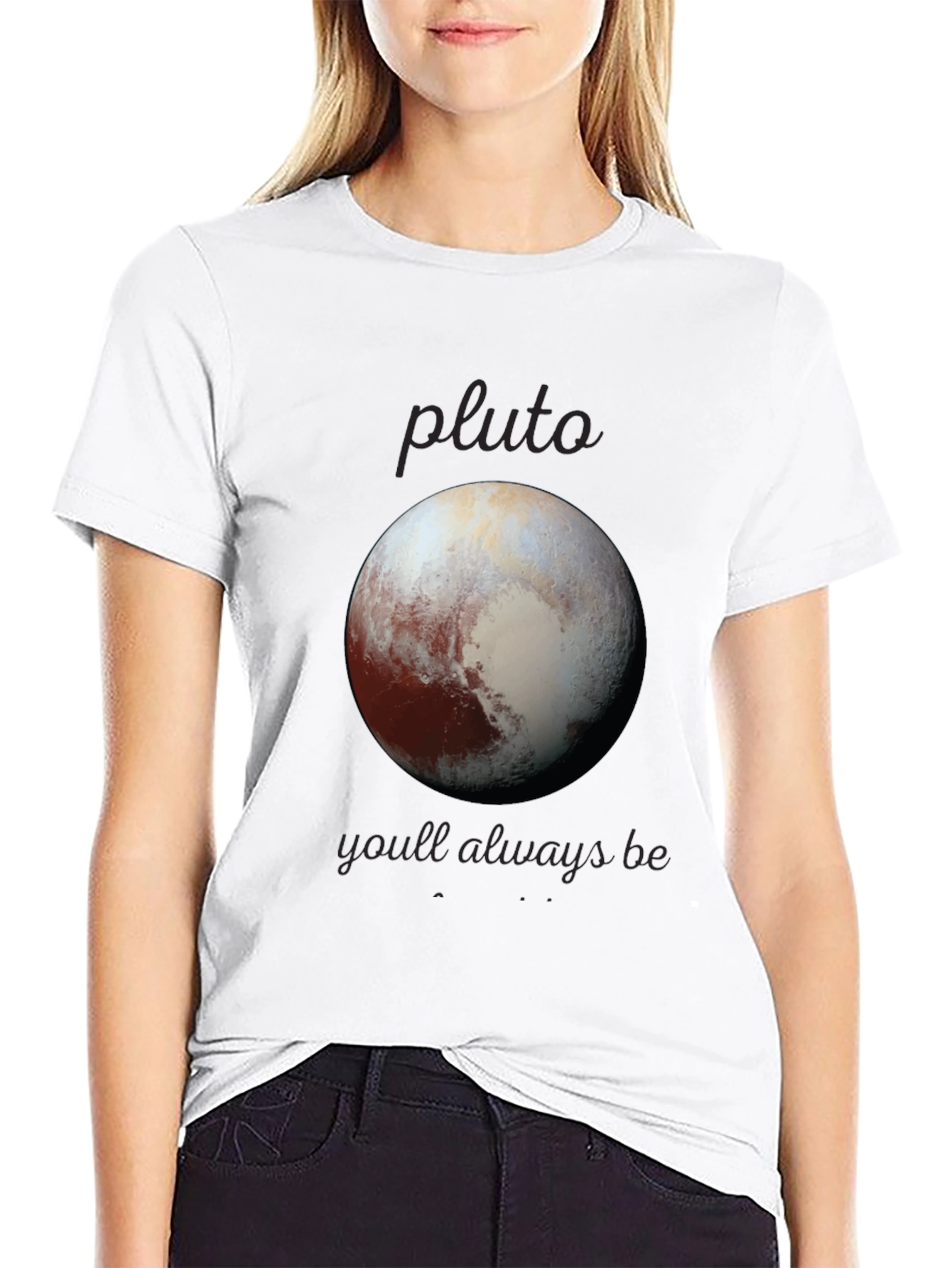Pluto Planet Graphic Tee - Space Lover Shirt
