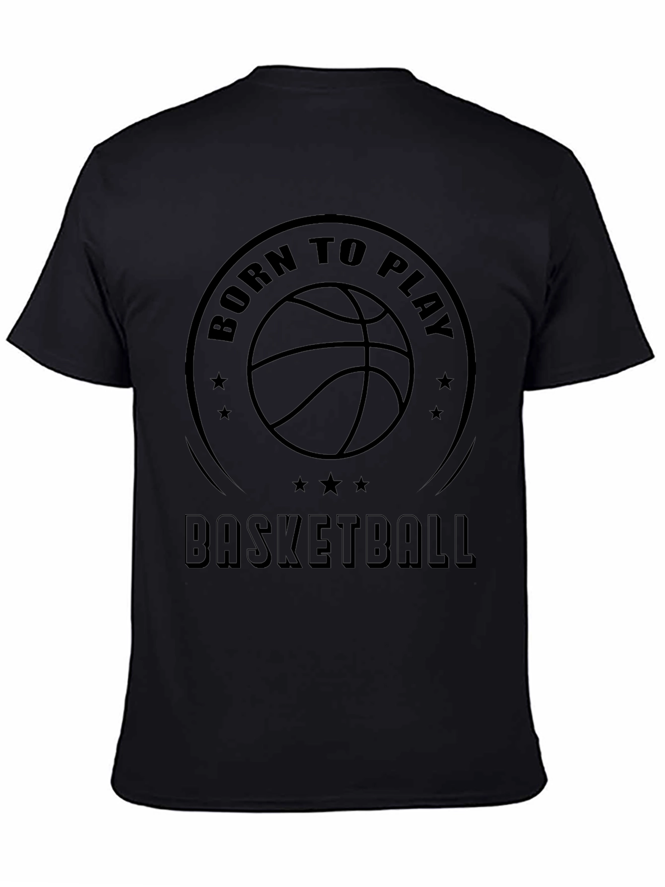 Born to Play Basketball Graphic T-Shirt