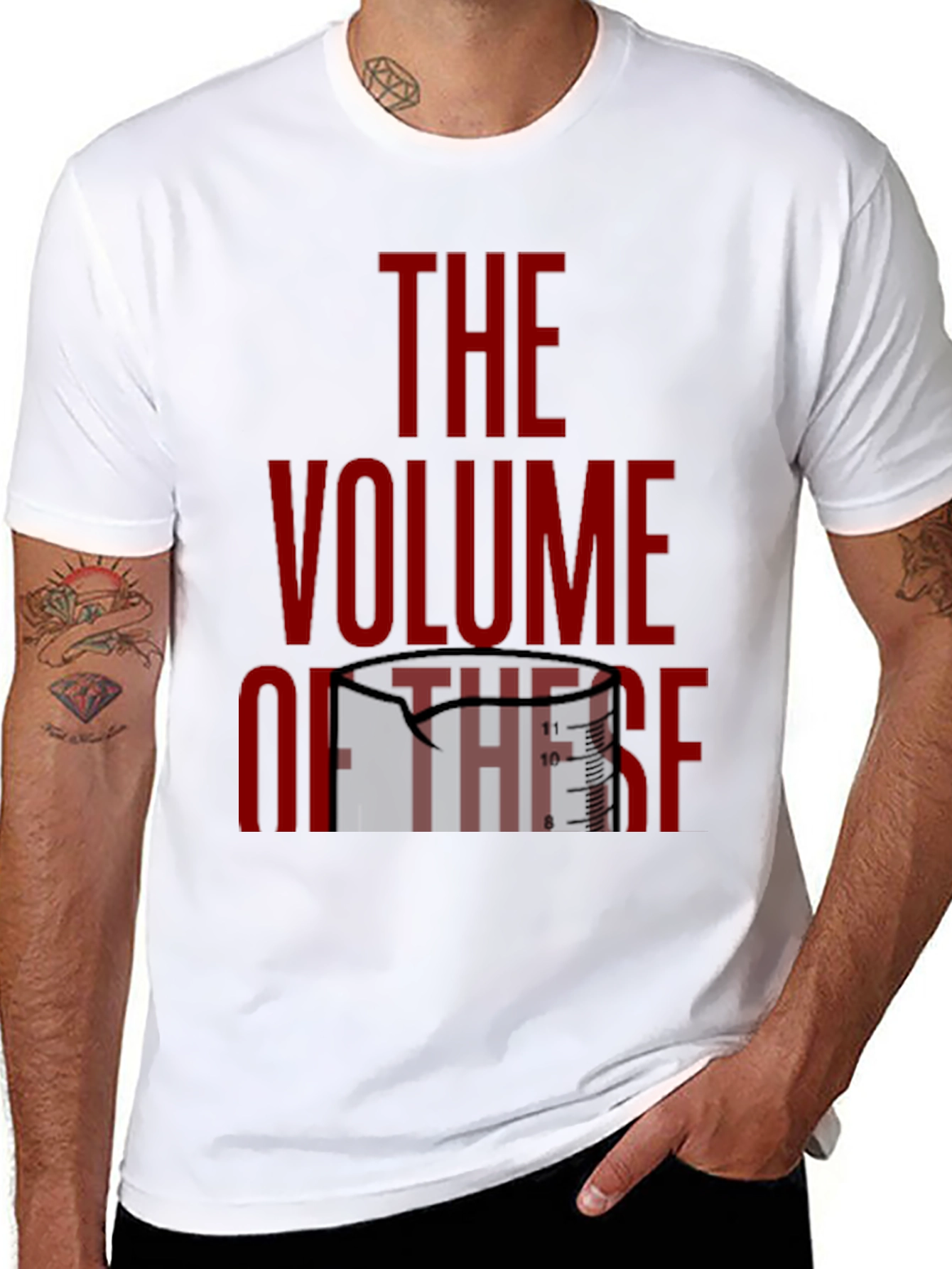 The Volume Of These Funny Science T-Shirt