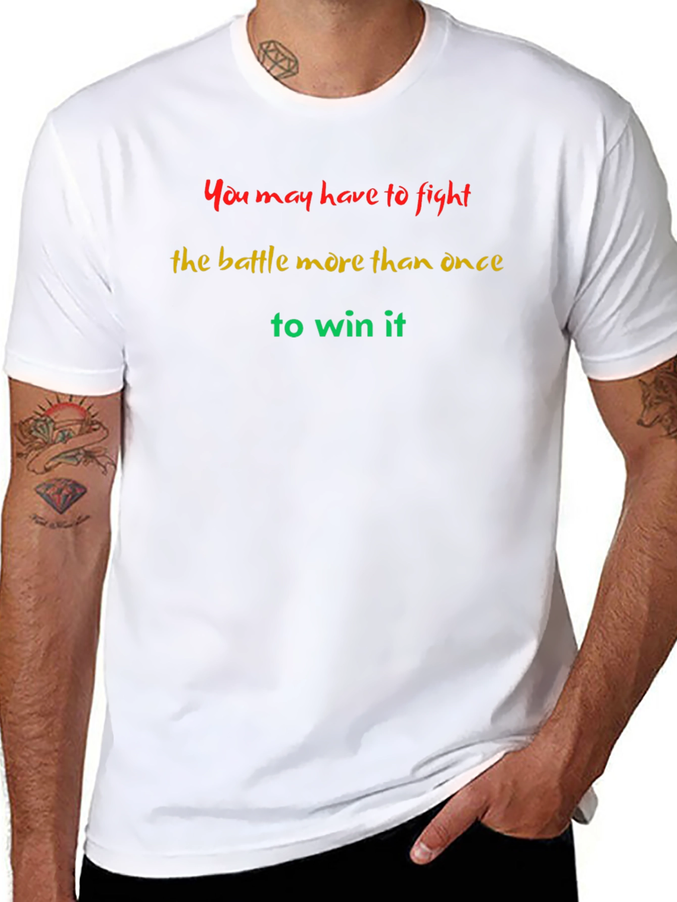 Inspirational Fight Battle More Than Once T-Shirt
