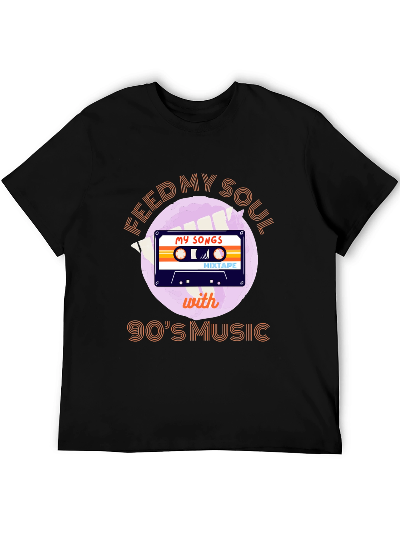 Feed My Soul 90s Music T-Shirt Cassette Tape