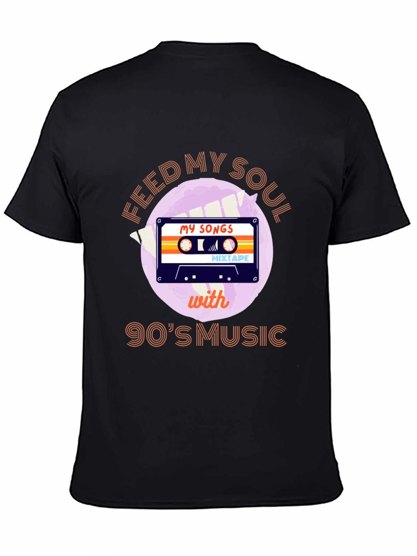 Feed My Soul 90s Music T-Shirt Cassette Tape