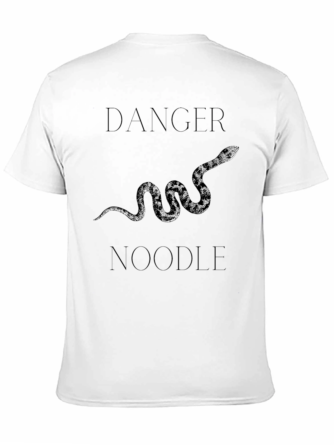 Danger Noodle Snake Graphic Tee - Black