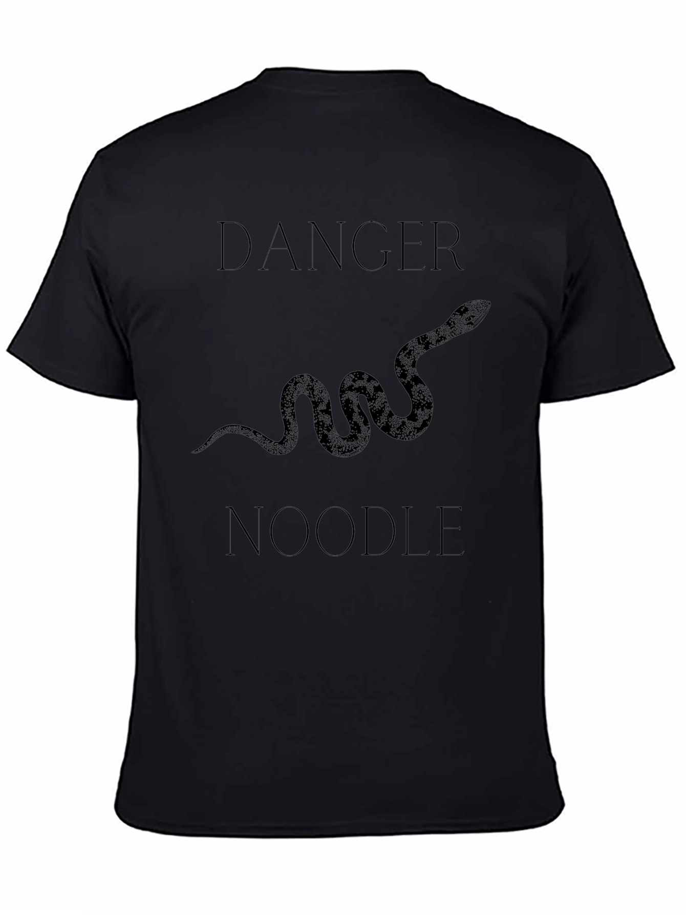 Danger Noodle Snake Graphic Tee - Black