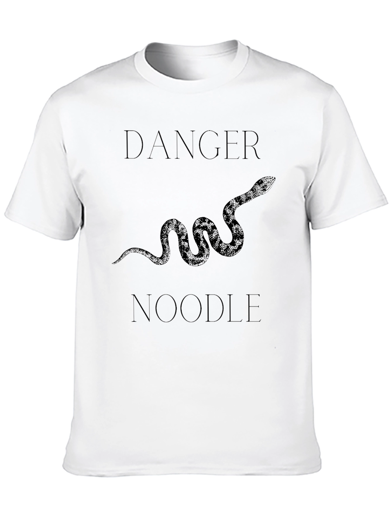 Danger Noodle Snake Graphic Tee - Black