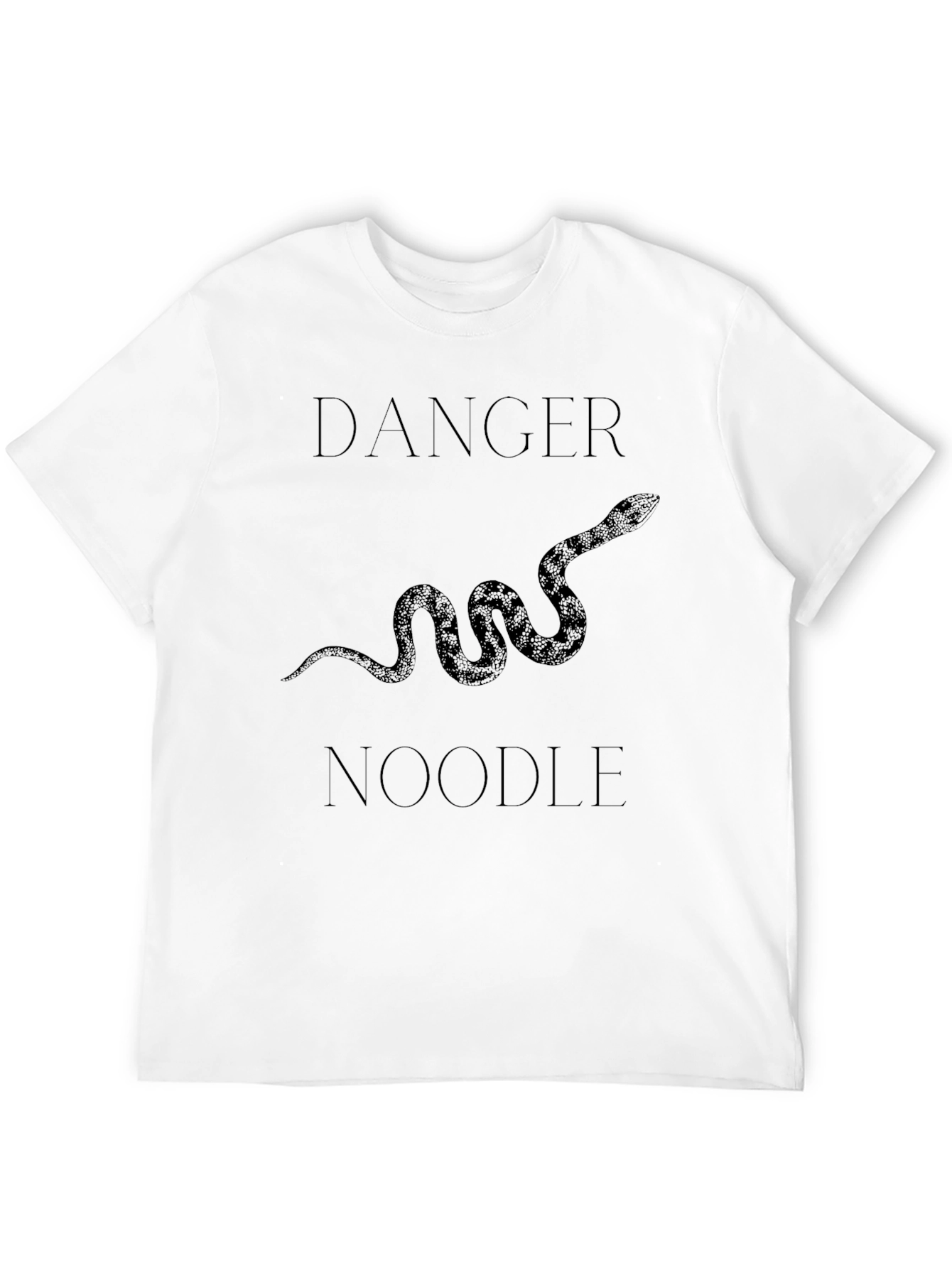 Danger Noodle Snake Graphic Tee - Black