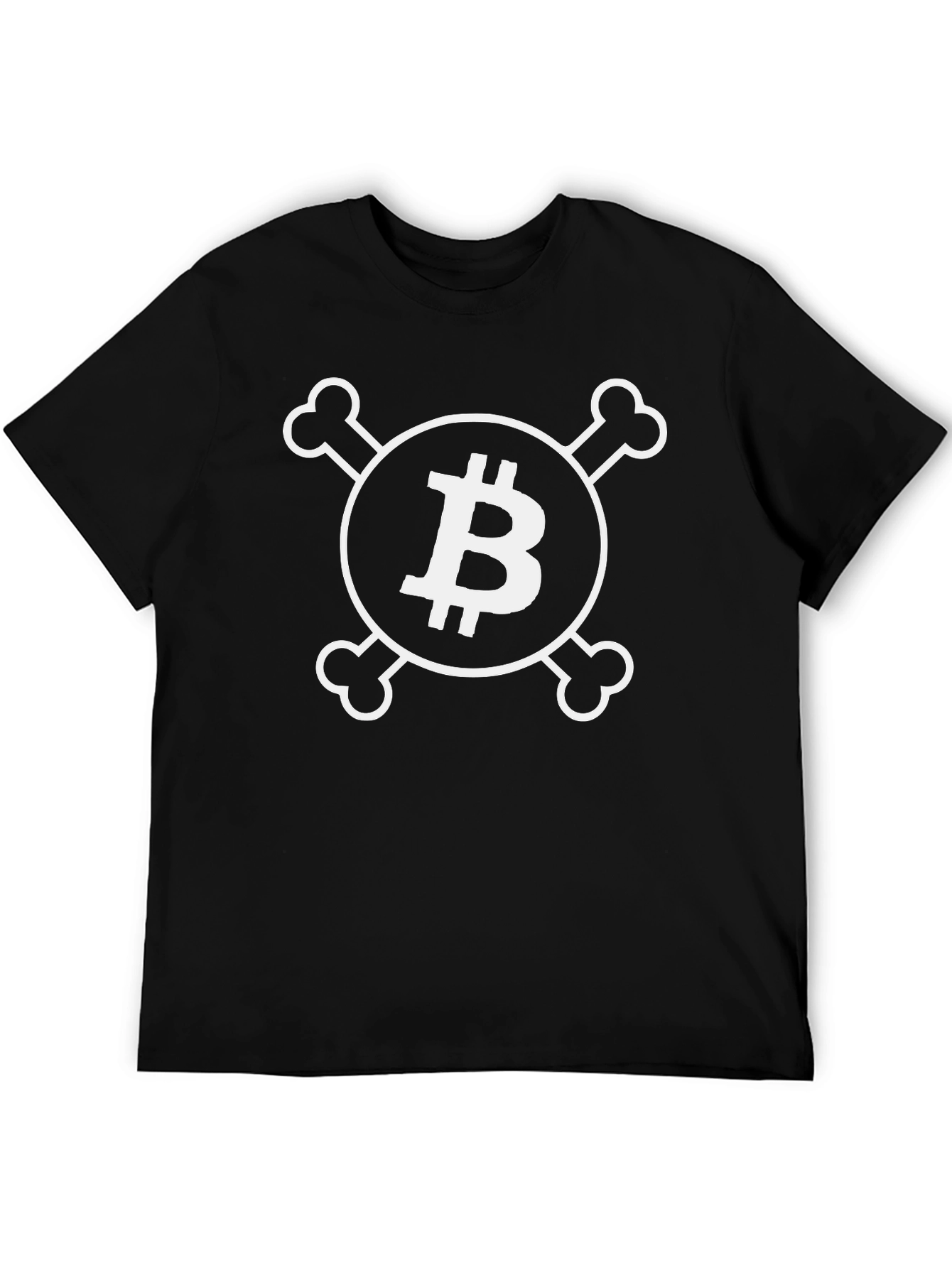 Bitcoin Skull T-Shirt - Crypto Trader Tee