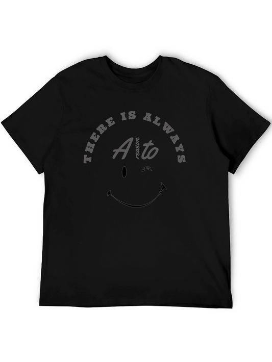 Always a Reason Graphic Tee - Mens Black T-Shirt