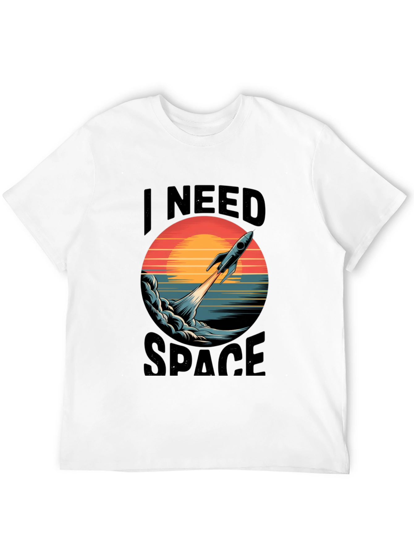 I Need Space T-Shirt - Rocket Graphic Tee