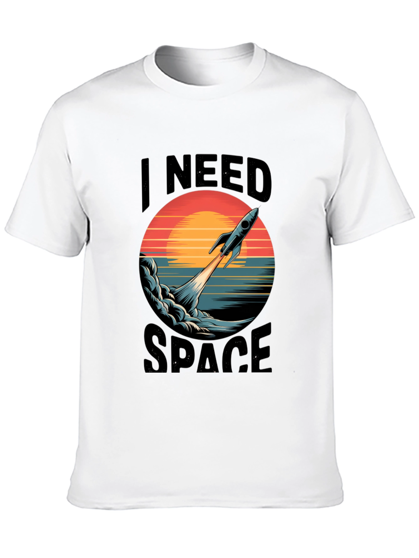 I Need Space T-Shirt - Rocket Graphic Tee