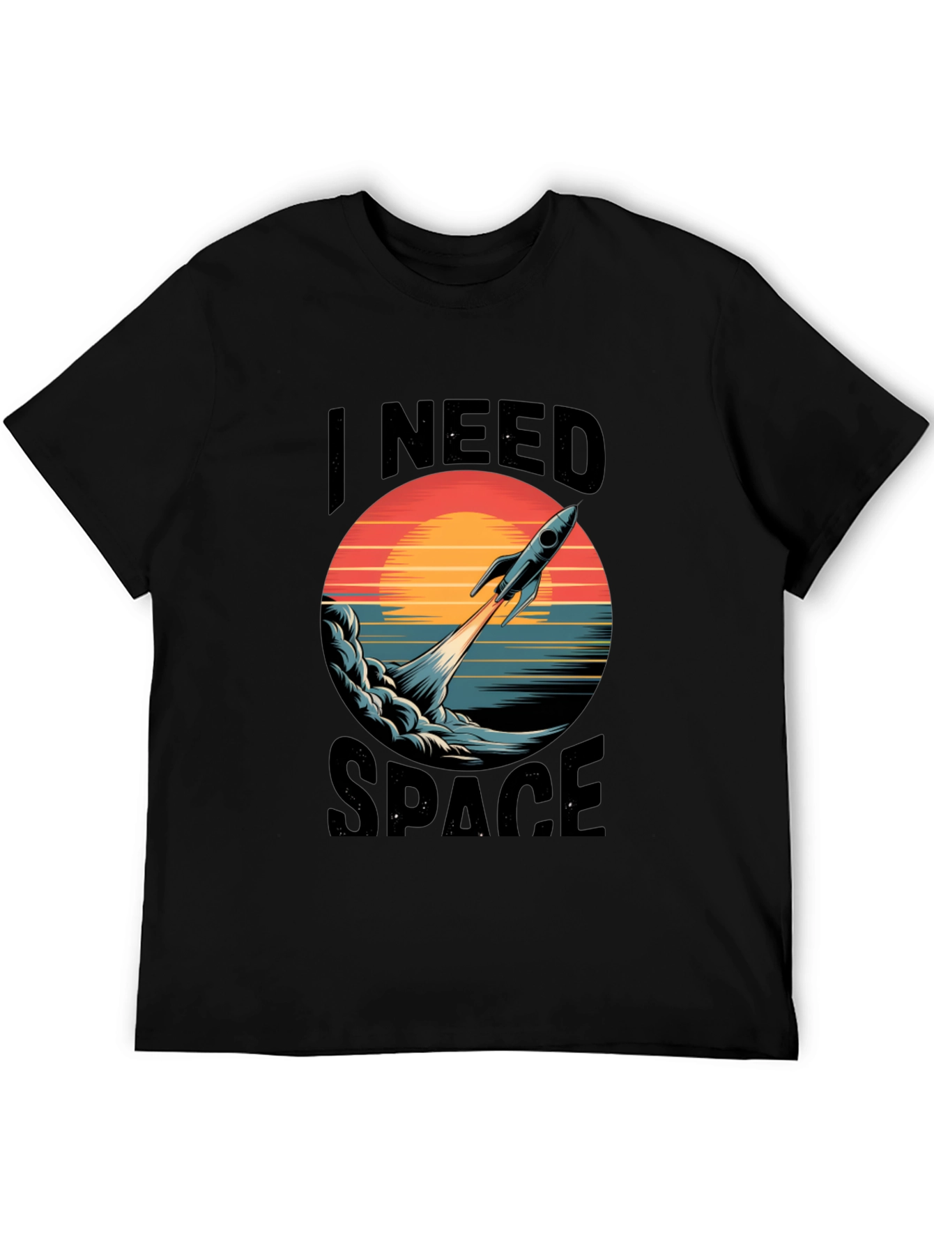 I Need Space T-Shirt - Rocket Graphic Tee