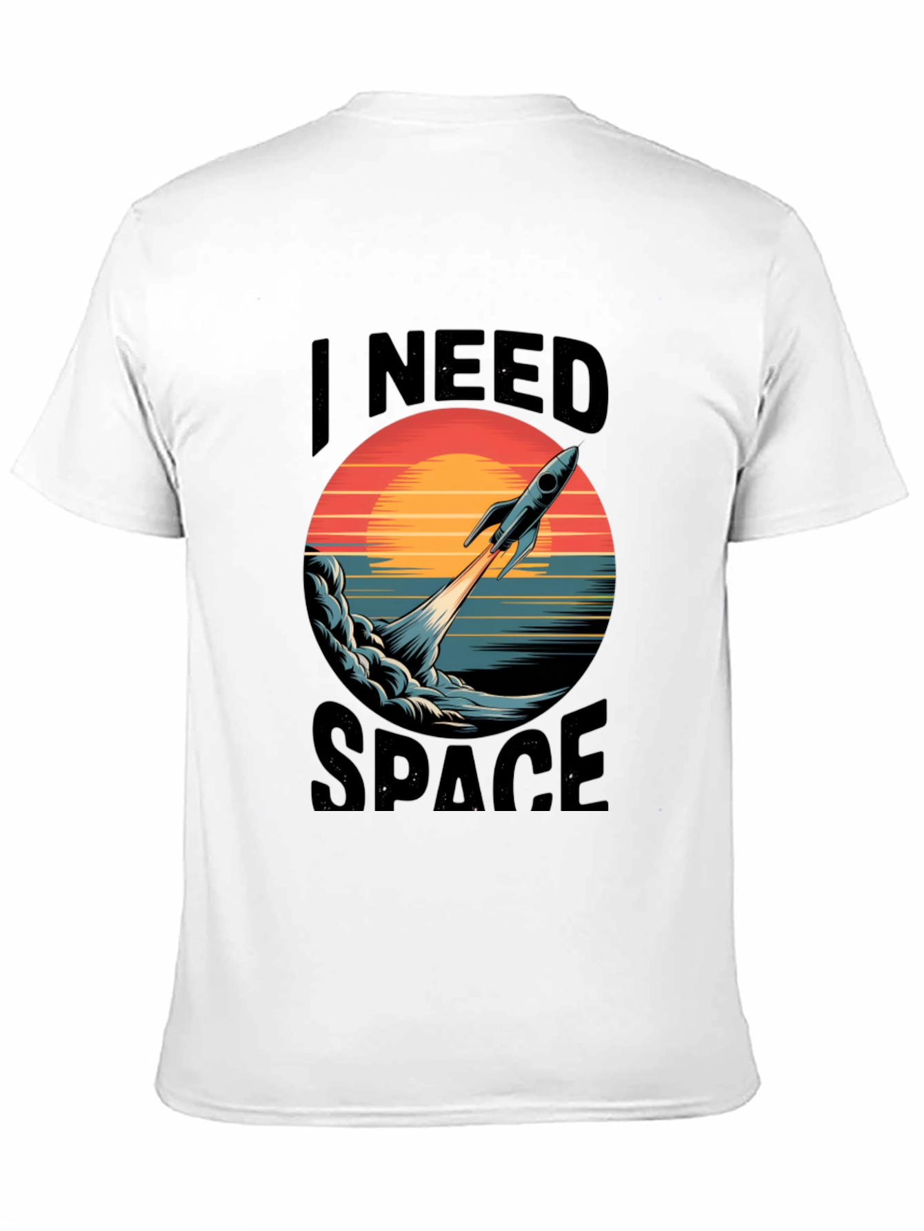 I Need Space T-Shirt - Rocket Graphic Tee