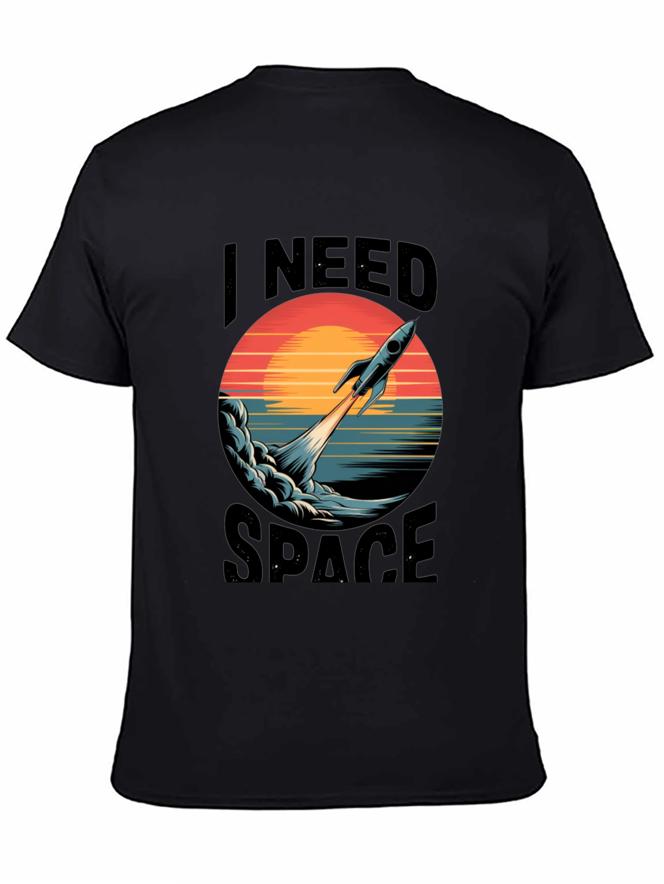 I Need Space T-Shirt - Rocket Graphic Tee