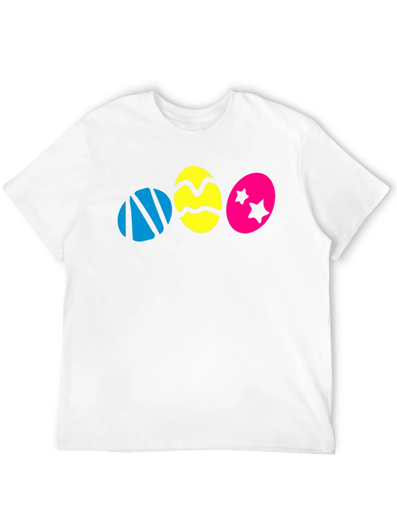 Easter Eggs Graphic Black T-Shirt - Fun Holiday Tee