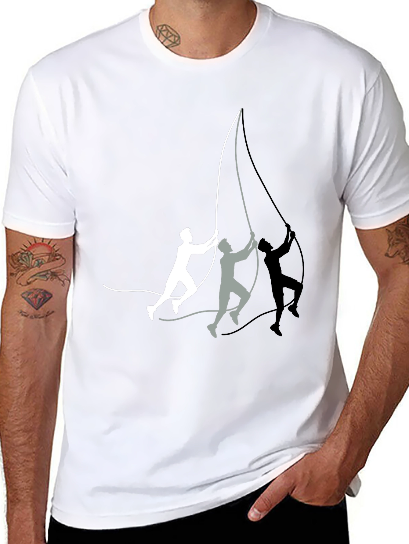 Mens Climbing Graphic T-Shirt
