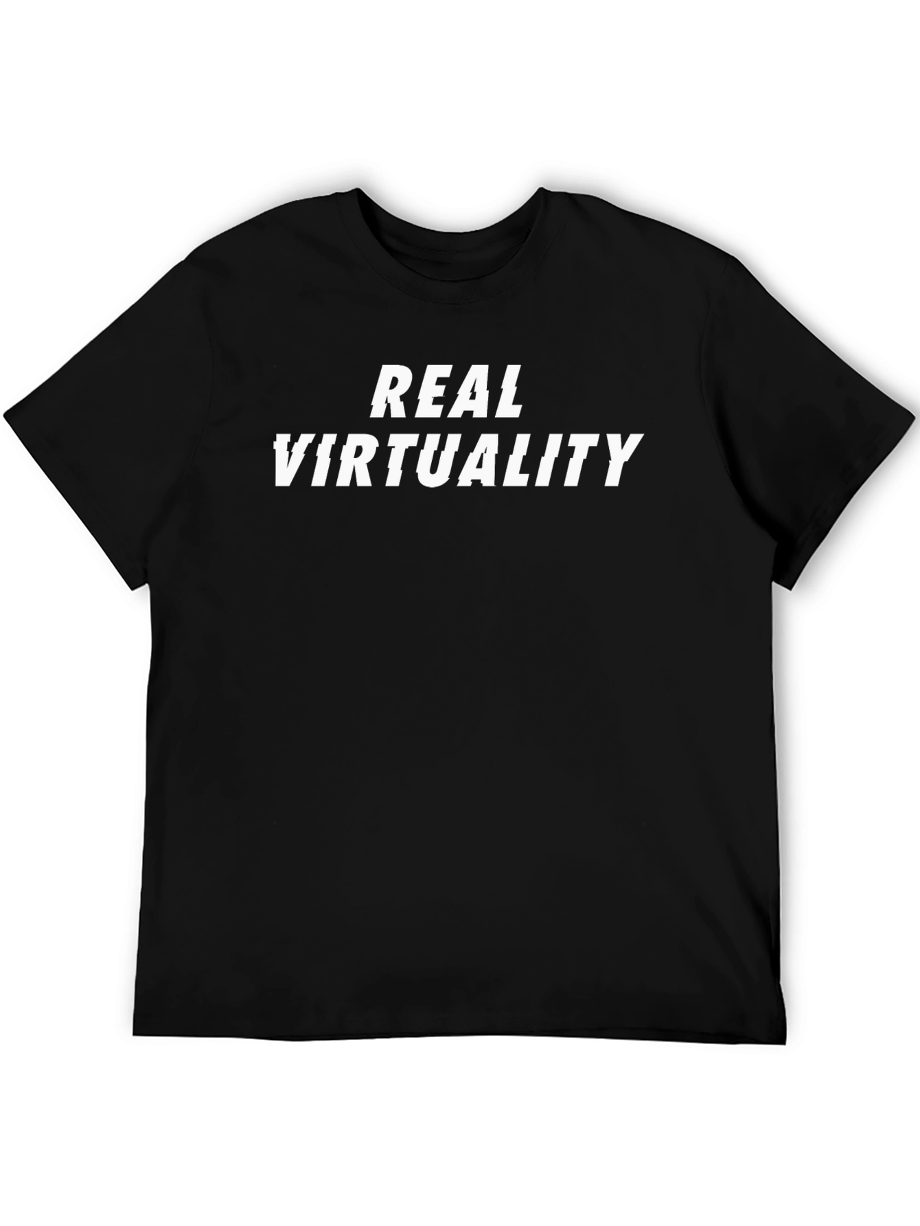 Real Virtuality Graphic T-Shirt - Black