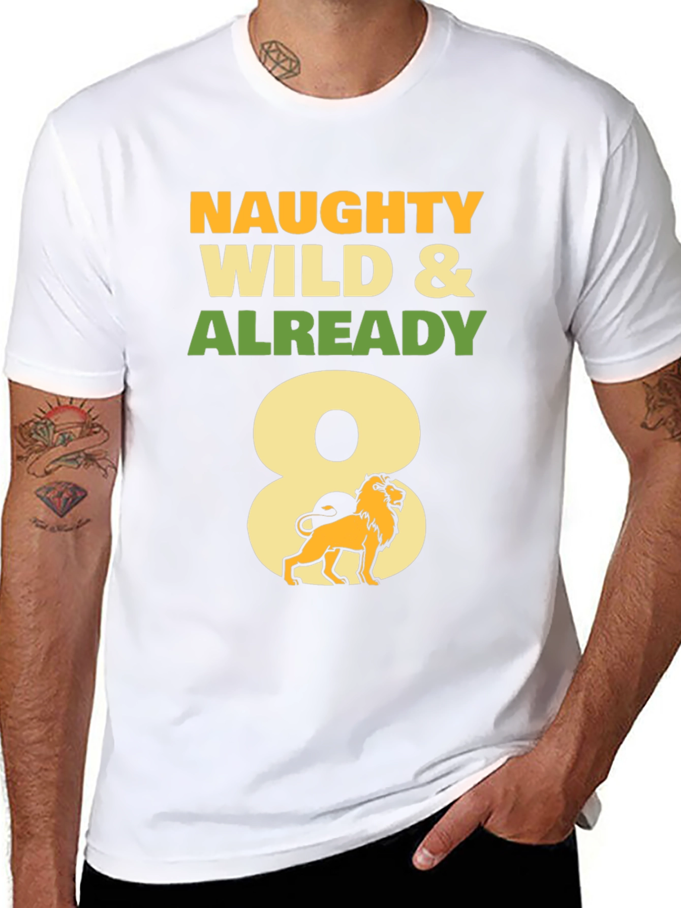 Naughty Wild & Already 8 T-Shirt