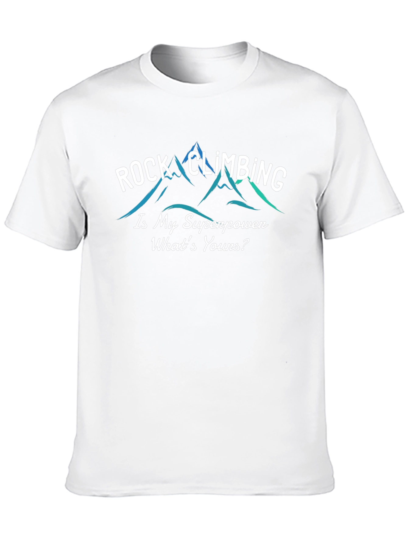 Rock Climbing Superpower T-Shirt - Black