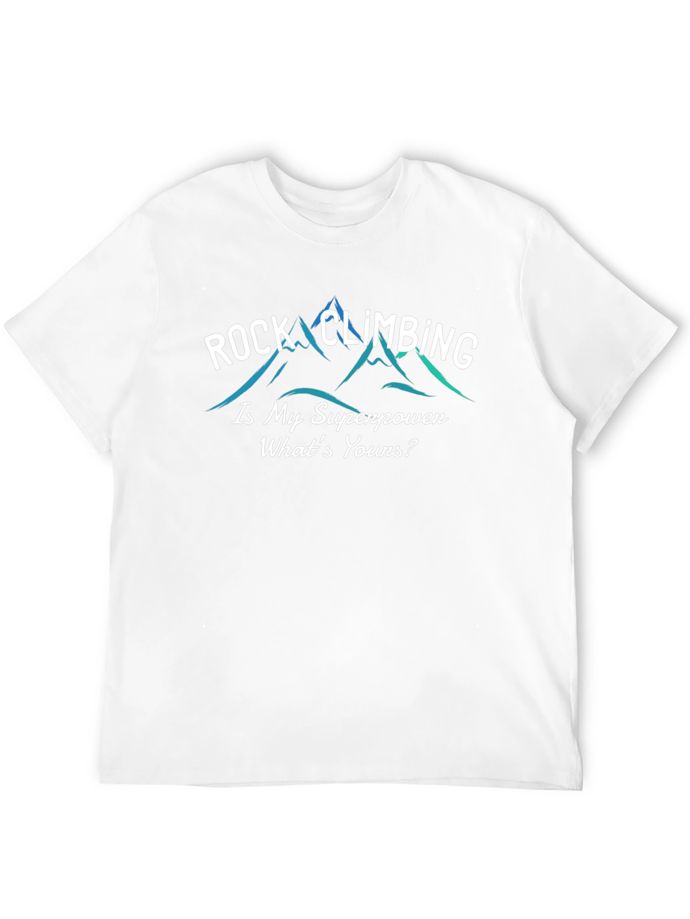 Rock Climbing Superpower T-Shirt - Black