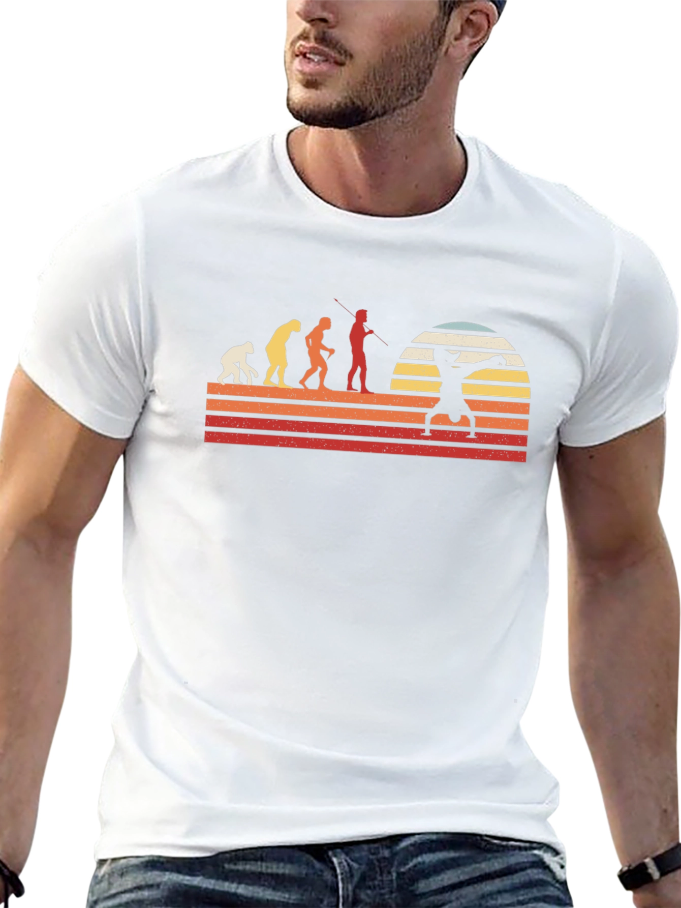 Evolution of Wrestling Retro T-Shirt