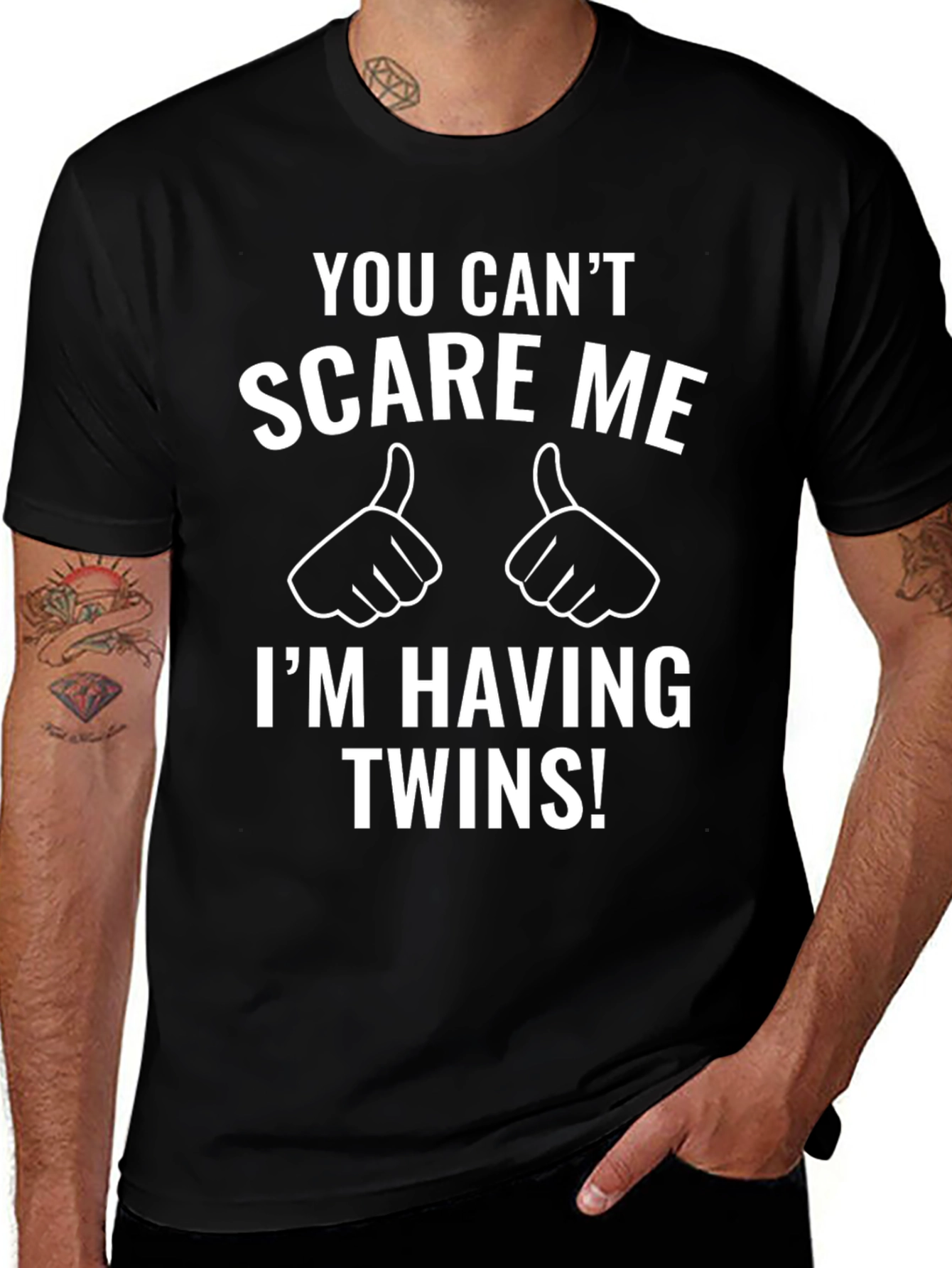 You Cant Scare Me - Twins T-Shirt
