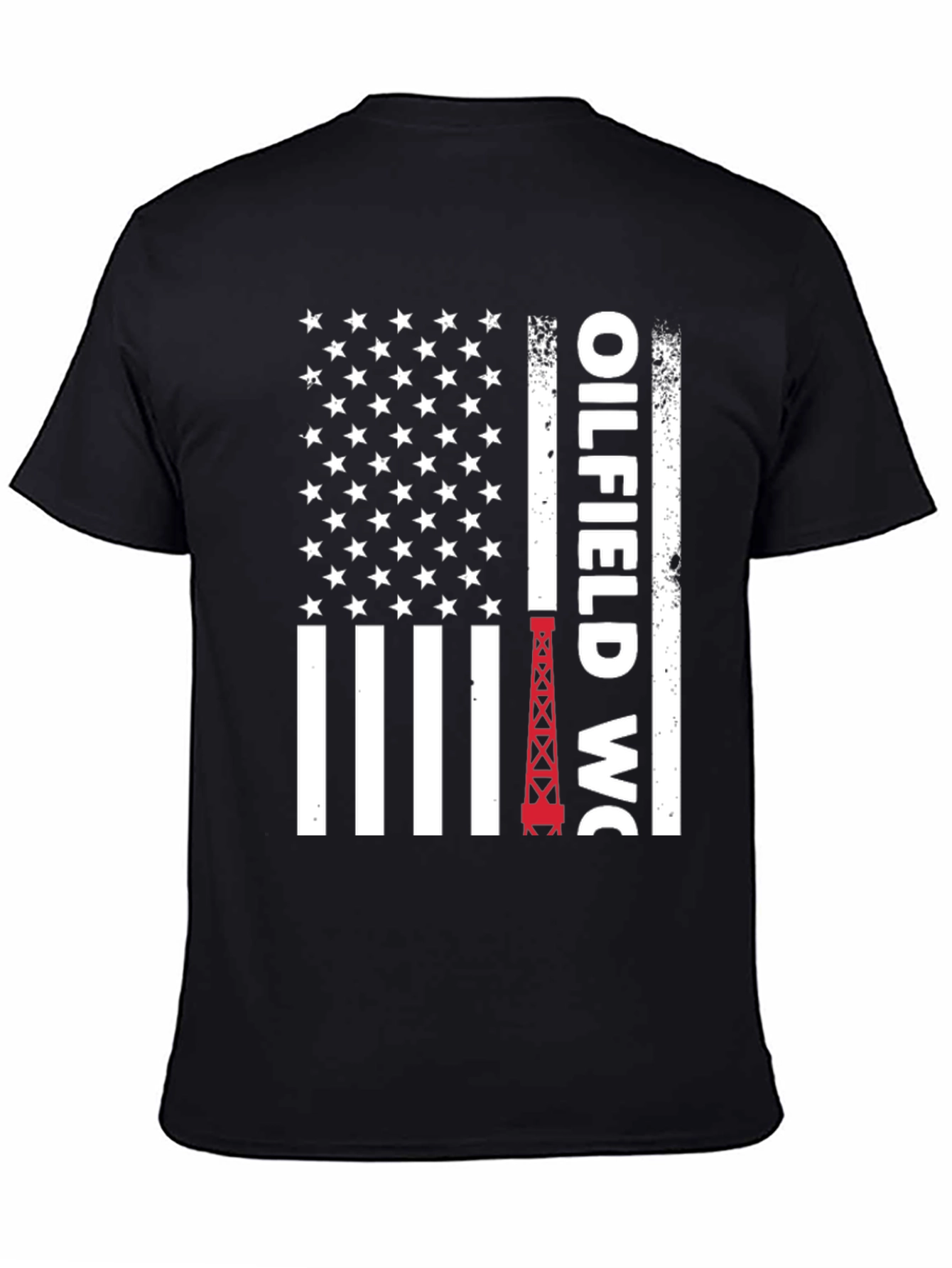 Oilfield Worker Patriotic T-Shirt