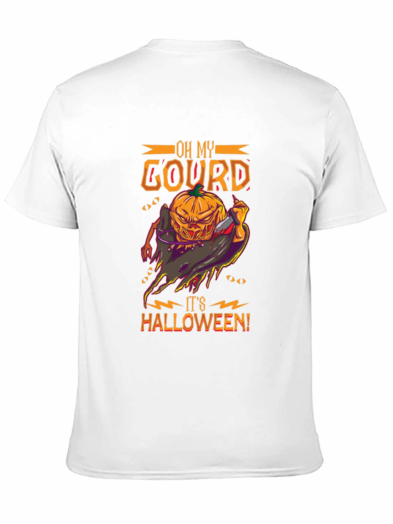 Oh My Gourd! Halloween Graphic T-Shirt