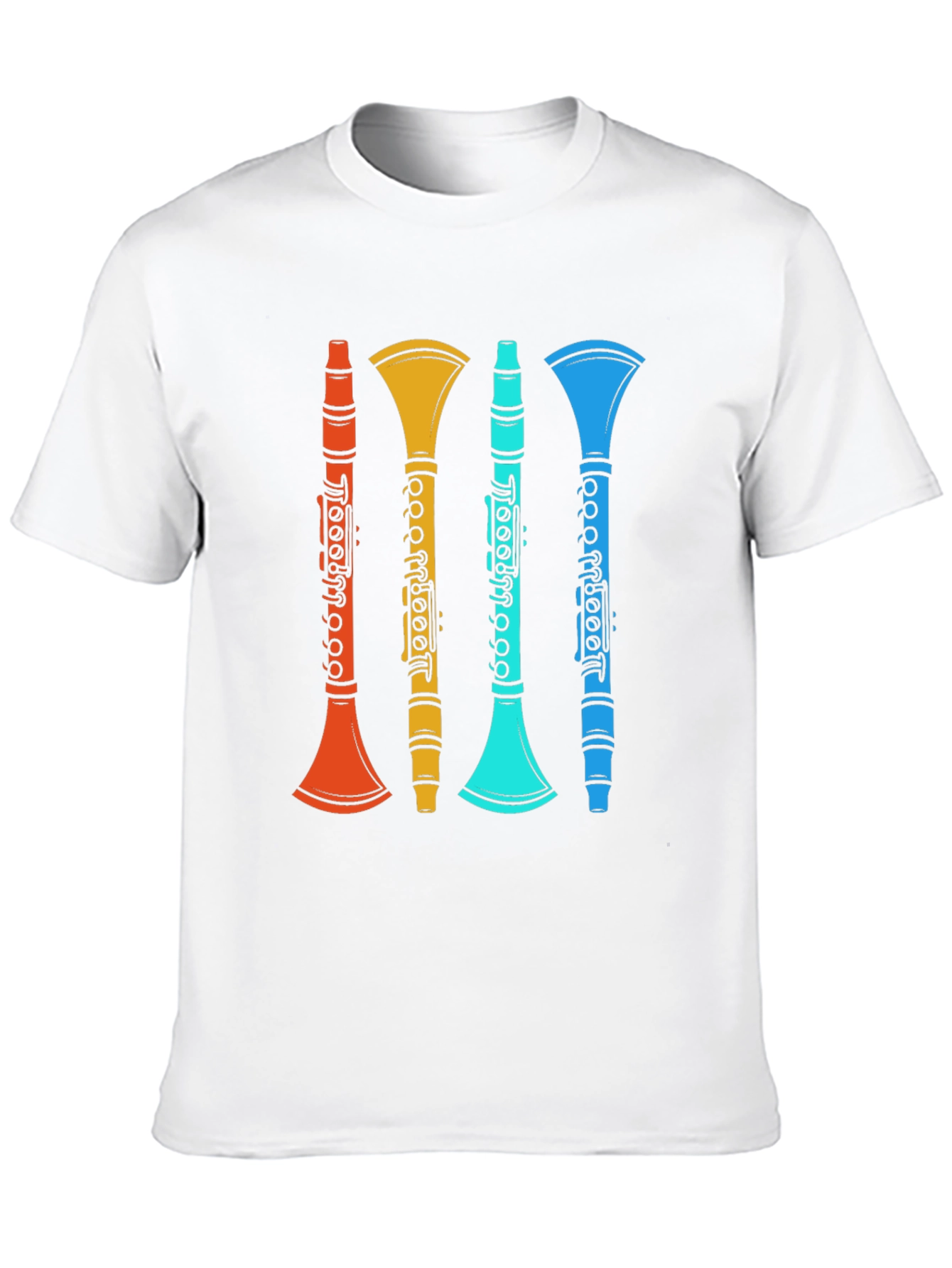 Retro Clarinet T-Shirt - Musical Instrument Tee