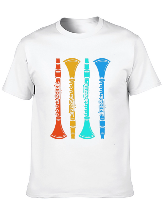 Retro Clarinet T-Shirt - Musical Instrument Tee