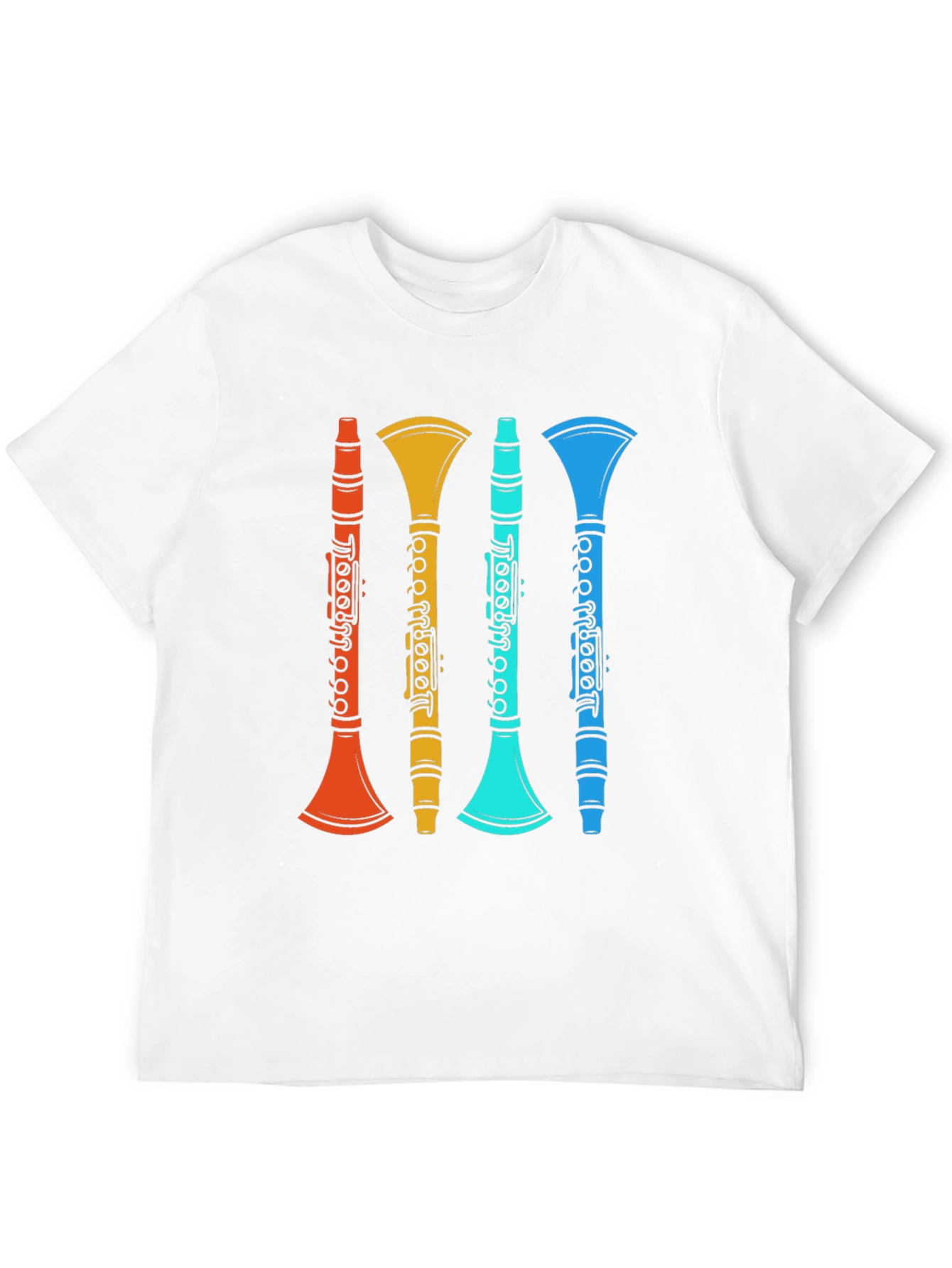 Retro Clarinet T-Shirt - Musical Instrument Tee