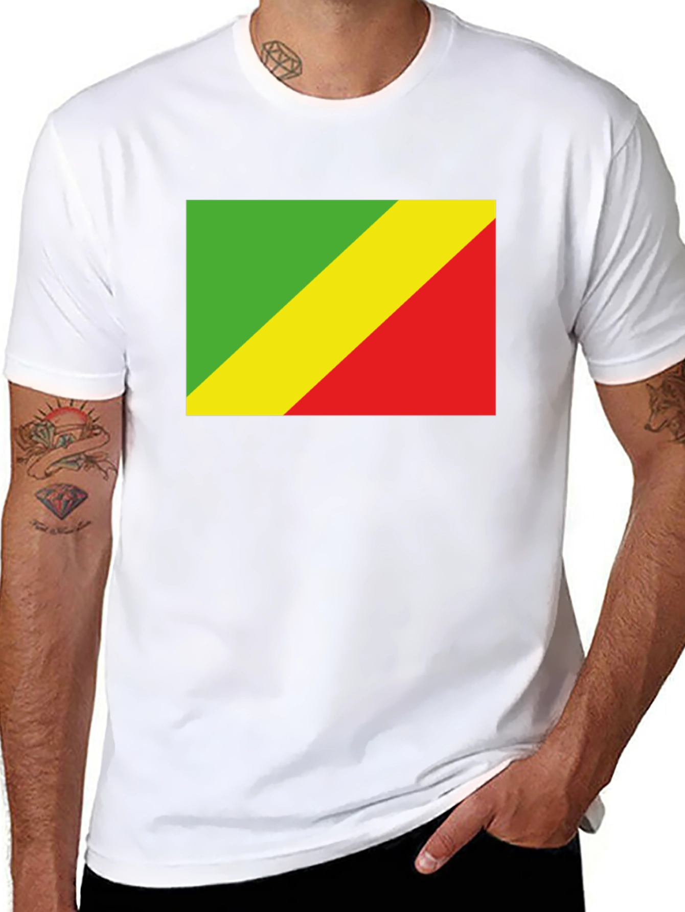 Republic of Congo Flag Graphic Tee