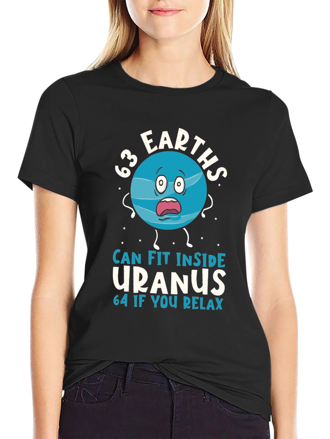 63 Earths Uranus Funny Humor T-Shirt