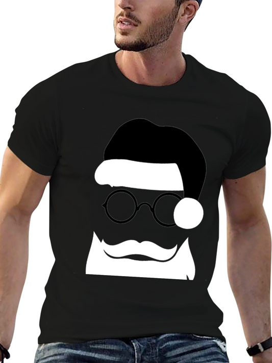 Santa Silhouette Tee - Holiday Style