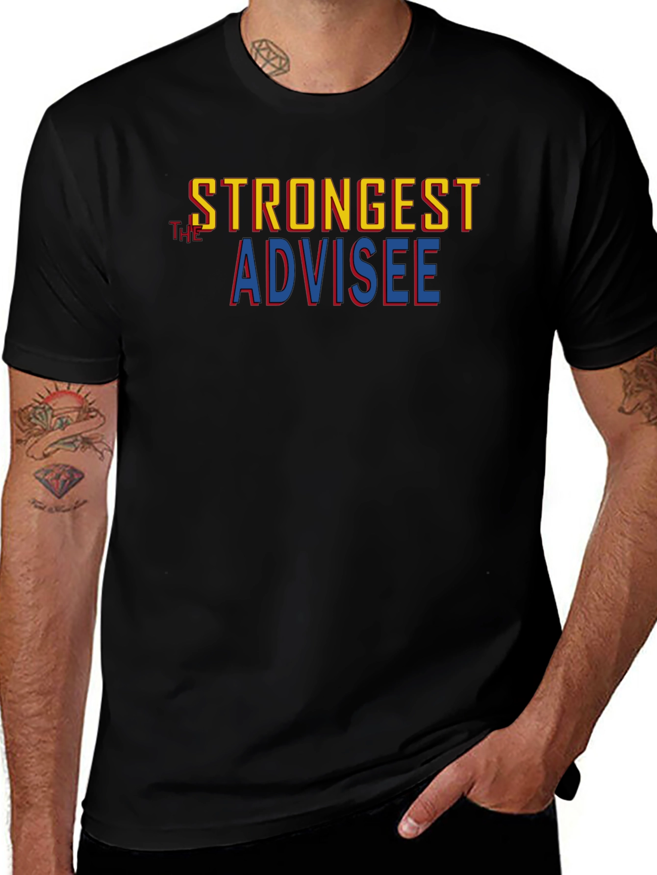 Strongest Advisee Graphic Tee - Black