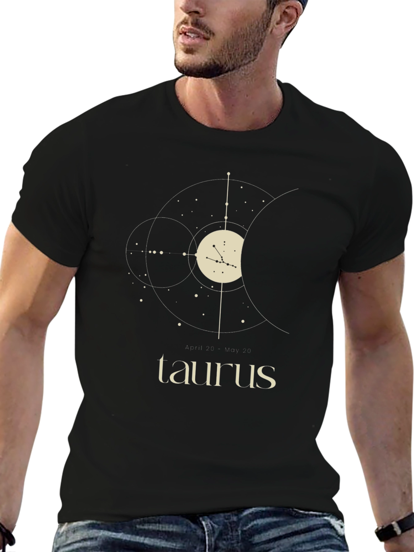 Taurus Zodiac Graphic Tee - Stylish Constellation Design