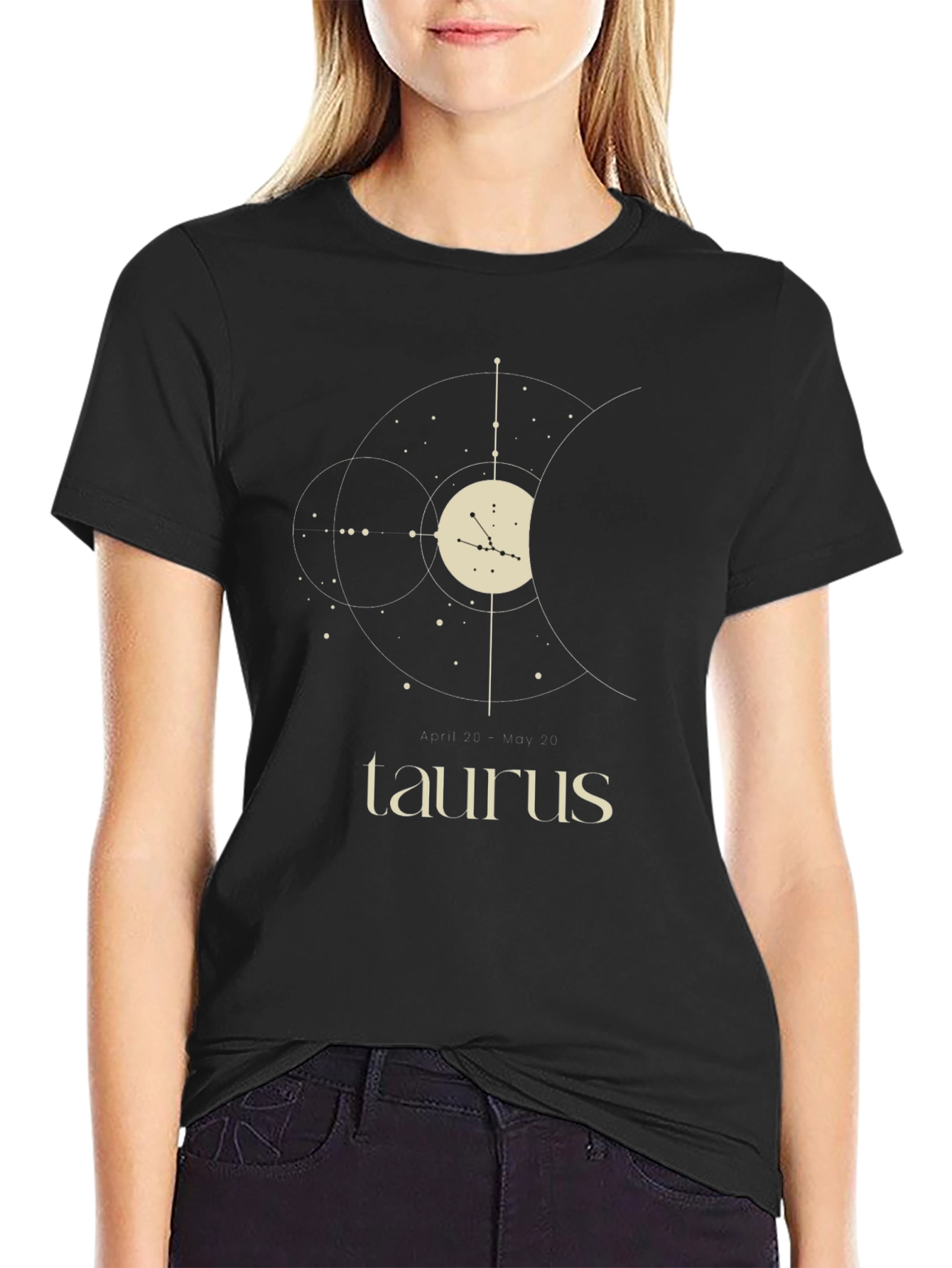 Taurus Zodiac Graphic Tee - Stylish Constellation Design